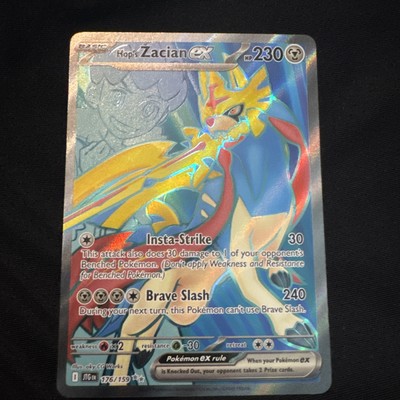 Hop's Zacian EX 176/159 Journey Together Pokemon TCG Full Art Ultra Rare